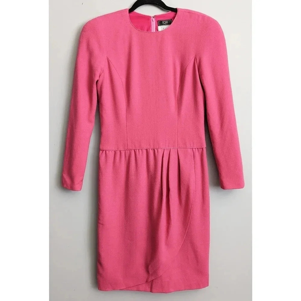 Vintage Carolina Herrera For Bergdorf Goodman Tulip Dress